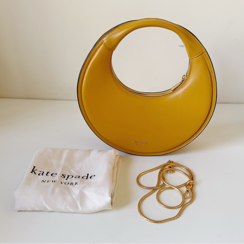 Kate Spade New York Expo Top-handle Bag Round Yellow/Orange (Used like New)